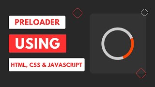 Preloader Using HTML CSS JavaScript [upl. by Proulx577]