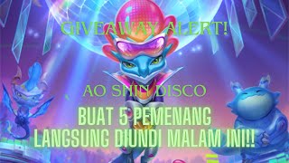 GIVEAWAY AO SHIN DISCO BUAT 5 ORANG PEMENANG  Donathon 9  LeaguePartner [upl. by Leiuqese694]