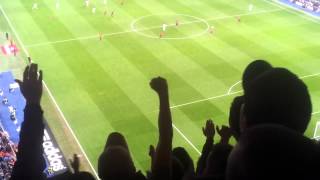 Ultras Sur  Es tu mejor hinchada Zona visitante Bernabéu Osasuna Copa del Rey [upl. by Ahsekar]