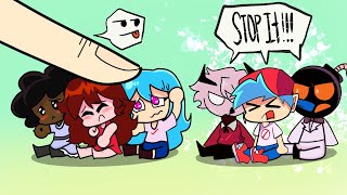 Anime Chibi Fnf VS Finger  Friday Night Funkin’ Animation  Whitty  Carol sky selever bf gf [upl. by Rhodie]