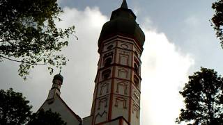 Viertelläuten zur Firmung Wallfahrtskirche Kloster Andechs [upl. by Ezra142]