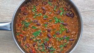 Chilli Con Carne Recipe  One Pot Meal  Mexican Favourite Food [upl. by Einahpehs]