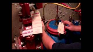 NFPA 25 Sprinkler Backflow Preventer Inspection  SimplexGrinnell Philadelphia [upl. by Applegate]