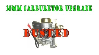 GY6 Performance Carburetor Review [upl. by Codee93]