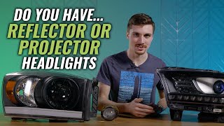 Difference between Projector and Reflector Headlights  What is better for LED HID and Halogen [upl. by Notyad480]