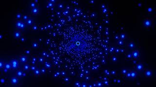 Blue Bokeh  VJ LOOP NEON Tunnel Abstract Background Video Simple Light Pattern 4k Screensaver [upl. by Rozelle]