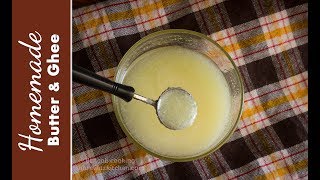 How To Make Ghee At Home From Milk Cream malai  Homemade Butter And Ghee  My Family Recipe [upl. by Icart958]