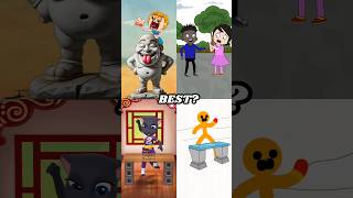 Who is the strongest Part 3Animation meme memes shorts​ animation​ mytalkingangela2 [upl. by Eissirhc688]