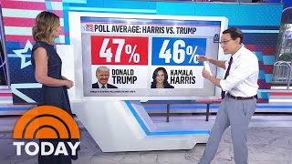 Steve Kornacki on how Kamala Harris stacks up against Trump in the polls [upl. by Sauveur]