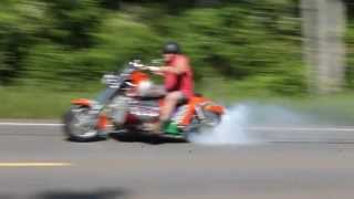 Boss Hoss 502 Burnout 1 [upl. by Bruis]