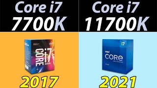 i77700K Vs i711700K  How Much Performance Difference [upl. by Mickie]