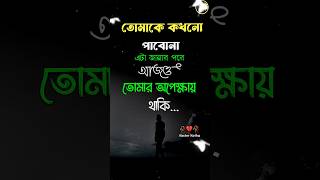 Bangla short caption status  bangla caption status Video youtubeshorts backgroundmusic foru [upl. by Anitsrhc]