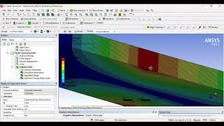 Non linear analysis of cantilever beam in Ansys Part 2 [upl. by Sine743]