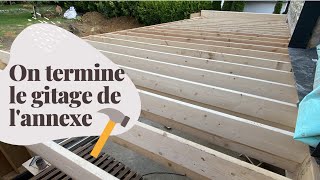 On termine le gitage de lannexe  Vlog rénovation 2 [upl. by Burne]