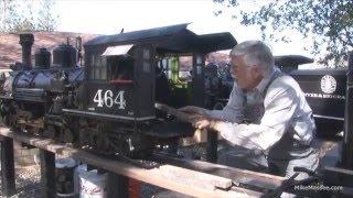 Firing up and running the DampRG K27 2 12 scale live steam model [upl. by Ashleigh521]