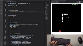 ASMR Programming  Coding a Snake Game  No Talking [upl. by Seys70]