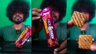 Parle Hide amp Seek Chocolate amp Almonds biscuits mukbang asmr [upl. by Alaehs]