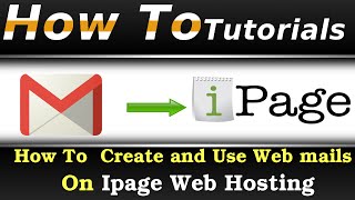 انشاء وإدارة ايميلات الموقع علي Create and manage Web mails on Ipage [upl. by Drusy]