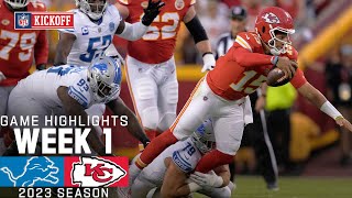 Detroit Lions vs Kansas City Chiefs Game Highlights  NFL 2023 Week 1 [upl. by Artnoed]