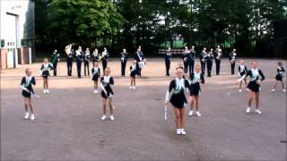 Try out show Toekomst Muziek  Jong Da Capo amp majorettes  juni 2013 [upl. by Assirialc]