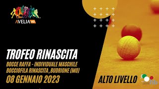 Bocce Raffa  Trofeo La Rinascita 2023  Budrione MO [upl. by Ellednek]