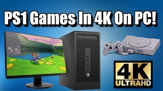 How To Run PS1 Games Up To 4K Or 1080P On PC It Looks Amazing [upl. by Anahcar479]