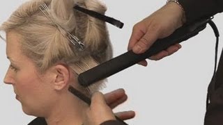 How To Get Great Results Straightening Short Hair [upl. by Yeleak]