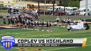 Copley Indians vs Highland Hornets 9v9 [upl. by Millham]