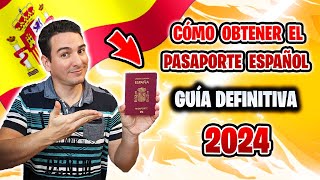 ✅ Cómo obtener el PASAPORTE ESPAÑOL fuera de España con la Ley de Memoria Democrática LMD en 2024📝 [upl. by Gerty]