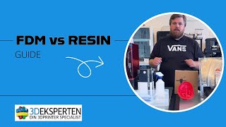 FDM vs Resin med 3D Eksperten [upl. by Lasyrc]