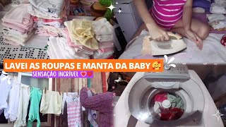 LAVANDO AS ROUPAS DA VALENTINA COM 27 SEMANAS 💗🤰 [upl. by Estelle]