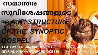 STRUCTURE OF THE SYNOPTIC GOSPEL  CLASS  09 [upl. by Sylvia566]