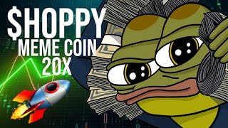 HOPPY MEME COIN  ALL TIME HIGHS VERY SOON LOW CAP GEM memecoin crypto [upl. by Jade172]