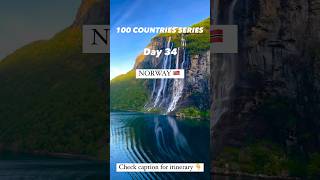 Day 34 100countriesseries travel norway europe mountains [upl. by Anilahs]