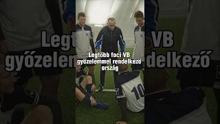 Legtöbb foci VB győzelemmel rendelkező ország shorts [upl. by Annaillil42]