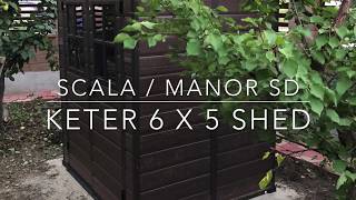 Keter Scala 6 x 5  Manor 6 x 5 SD  Assembly [upl. by Wheaton]