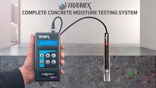 The Complete Concrete Moisture Test System  Tramex [upl. by Gnuoy575]