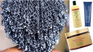 Super Moisturizing Winter Deep Conditioning Routine for Juicy Coils [upl. by Meikah818]