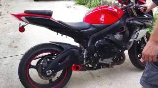 Pt 4 Coffman shorty exhaust install 06 GSXR 600 [upl. by Ahsiuqet]