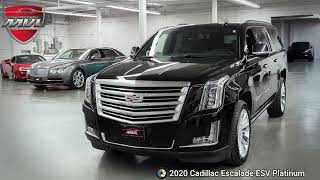 2020 Cadillac Escalade ESV Platinum 280642 [upl. by Hanas741]