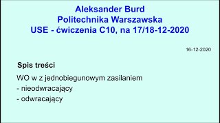 Aleksander Burd Politechnika Warszawska USE C10 [upl. by Kentigerma]