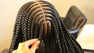 I Outdid Myself With This One  Medium Layered Braids [upl. by Francois]