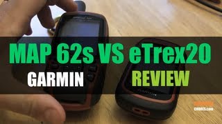 Garmin eTrex 20 22X vs Garmin GPSMAP 62 64 64X Compare Review [upl. by Aticilef709]