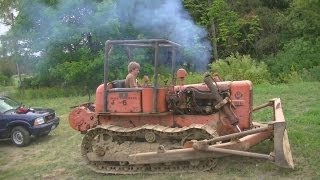 Allis Chalmers Dozer Cold Start [upl. by Aurore]