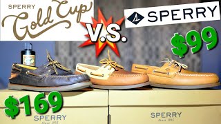 Get THESE Sperry Gold Cup VS Regular Boat Shoes 2eye [upl. by Anitsyrhk]