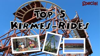 Die 5 besten Fahrgeschäfte auf der Kirmes  Ranking [upl. by Aziram337]