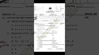 Aps past paper Mathsclass7mathsapspastpaper kanMathixexam educationboard education [upl. by Barfuss]