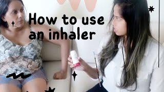 How to use Symbicort inhaler👨‍⚕️asthma inhaler symbicotemedcinewheez health [upl. by Rochester]