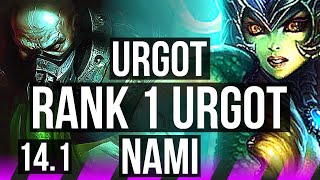 URGOT amp MF vs NAMI amp Lucian SUP  Rank 1 Urgot Comeback 800 games  NA Challenger  141 [upl. by Preston]