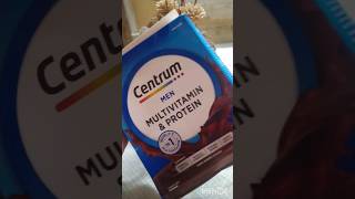 Centrum Men Multivitamin amp Protein Drink shortsshortviralshortscentrumtrendingshortshealth [upl. by Uzzia]